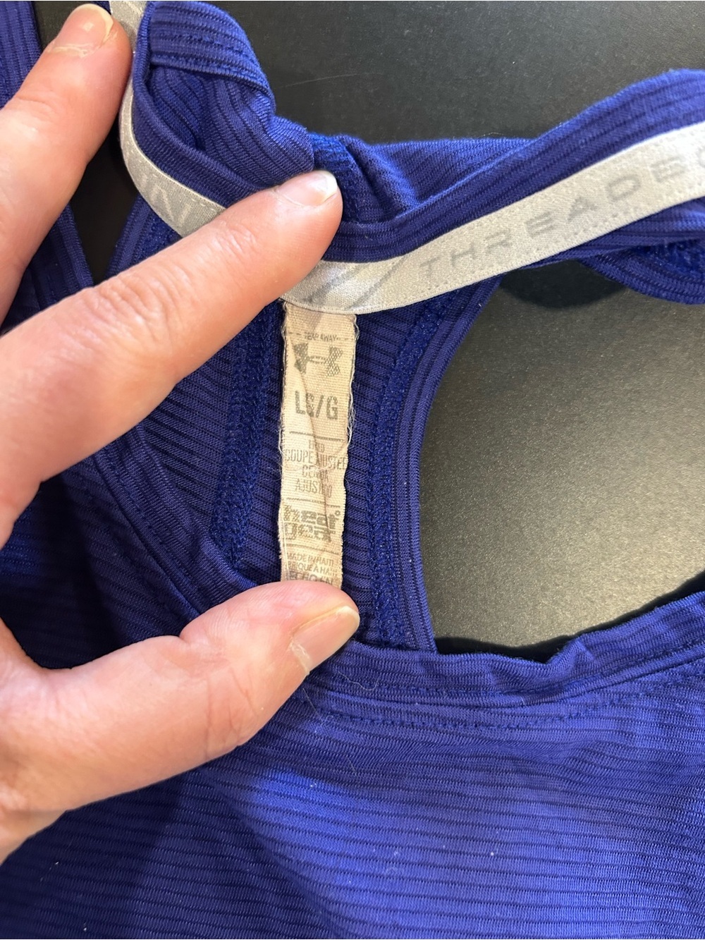 Under Armour Blue Racerback Performance Tank - Picture 2 of 2